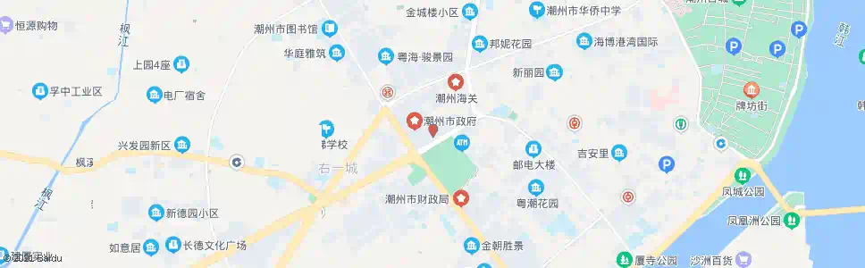 潮州市二医院_公交站地图_潮州公交_妙搜公交查询2025