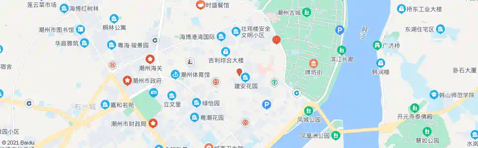 潮州永护路口_公交站地图_潮州公交_妙搜公交查询2025