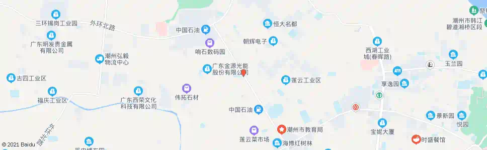 潮州金安陶瓷_公交站地图_潮州公交_妙搜公交查询2025