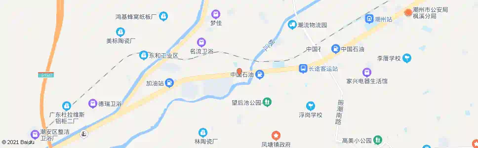 潮州凤塘路口_公交站地图_潮州公交_妙搜公交查询2025