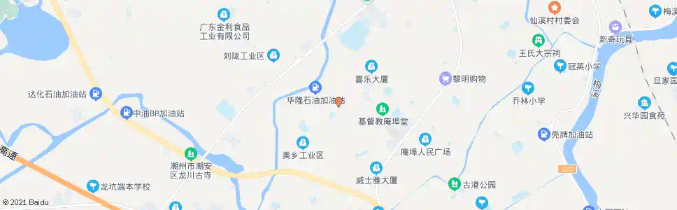 潮州环美路口_公交站地图_潮州公交_妙搜公交查询2025