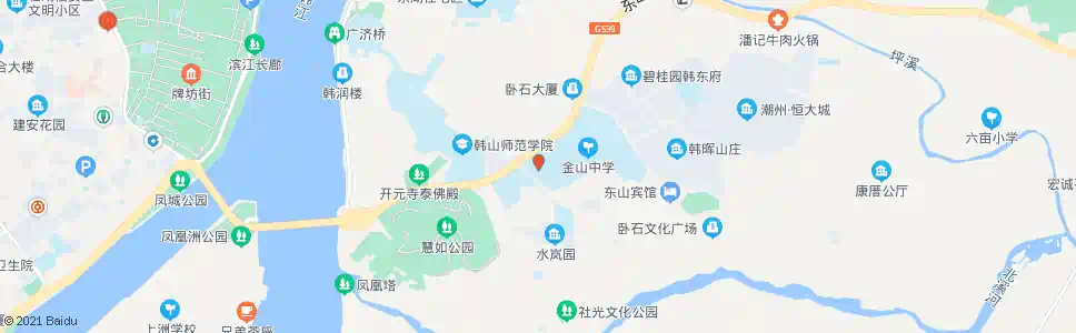 潮州潮州技校_公交站地图_潮州公交_妙搜公交查询2025