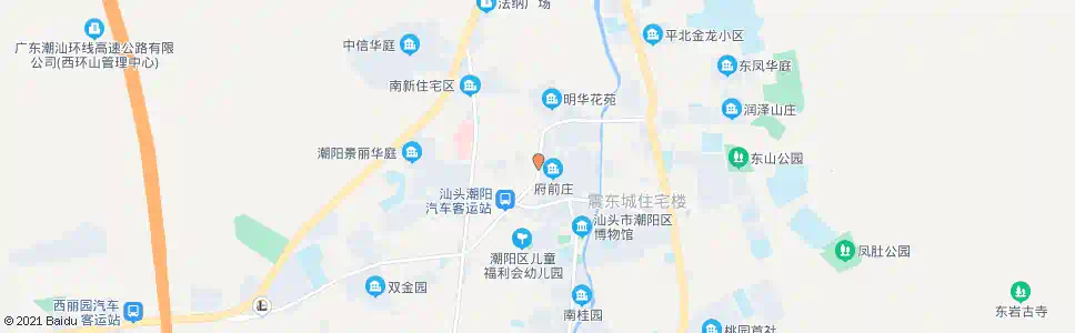 潮州西环路口_公交站地图_潮州公交_妙搜公交查询2025
