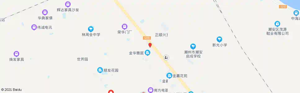 潮州洲达油站_公交站地图_潮州公交_妙搜公交查询2025