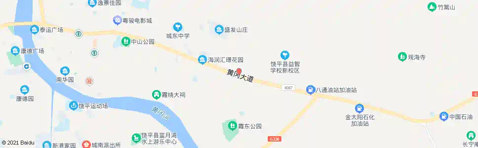 潮州白村_公交站地图_潮州公交_妙搜公交查询2025