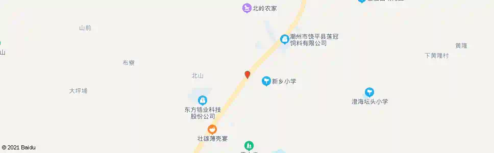 潮州官埭新乡_公交站地图_潮州公交_妙搜公交查询2025