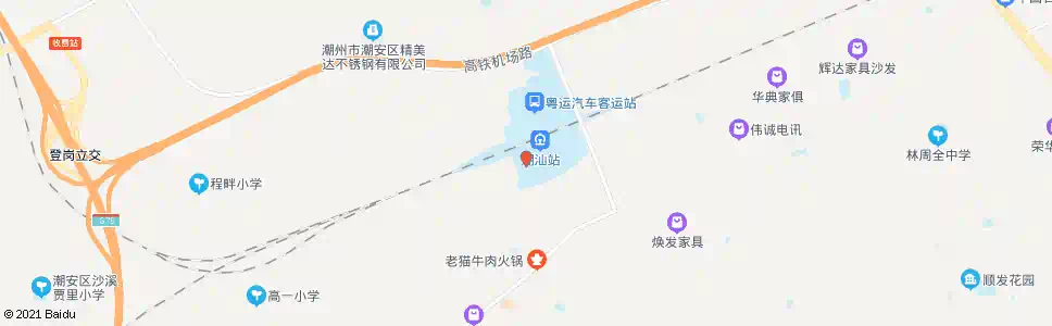 潮州南砂_公交站地图_潮州公交_妙搜公交查询2025