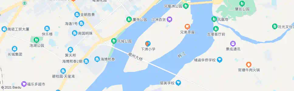 潮州下洲_公交站地图_潮州公交_妙搜公交查询2025