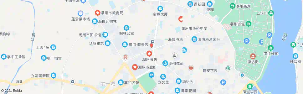 潮州国际大酒店_公交站地图_潮州公交_妙搜公交查询2025