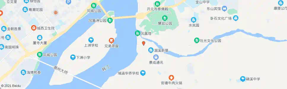 潮州涸溪塔_公交站地图_潮州公交_妙搜公交查询2025