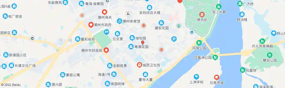 潮州枫春市场_公交站地图_潮州公交_妙搜公交查询2025