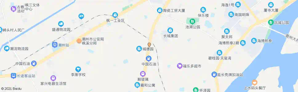 潮州古板头_公交站地图_潮州公交_妙搜公交查询2025