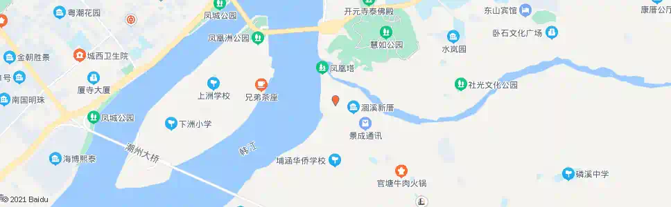 潮州安澄路口_公交站地图_潮州公交_妙搜公交查询2025