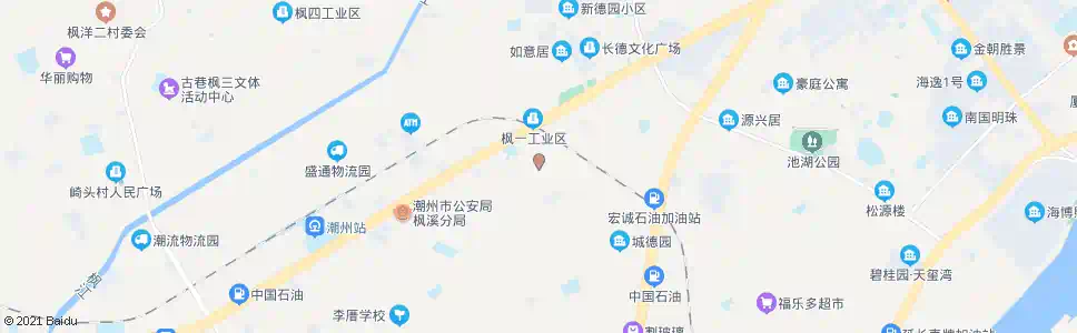 潮州上社乡亭_公交站地图_潮州公交_妙搜公交查询2025