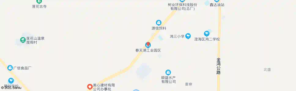潮州春天湖工业区_公交站地图_潮州公交_妙搜公交查询2025