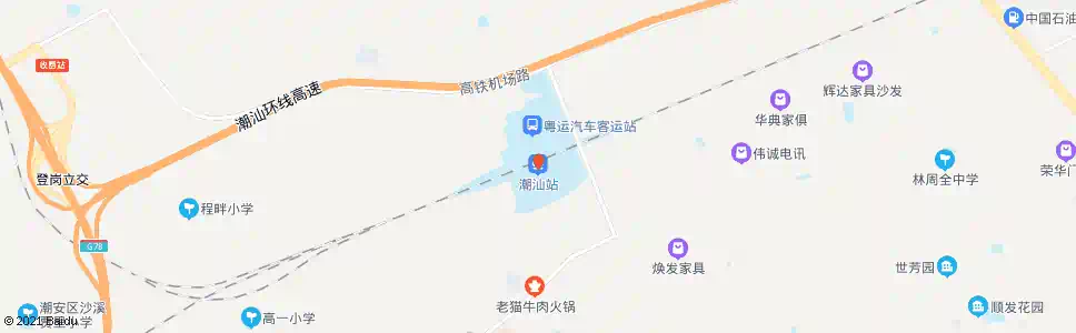 潮州樟籍_公交站地图_潮州公交_妙搜公交查询2025