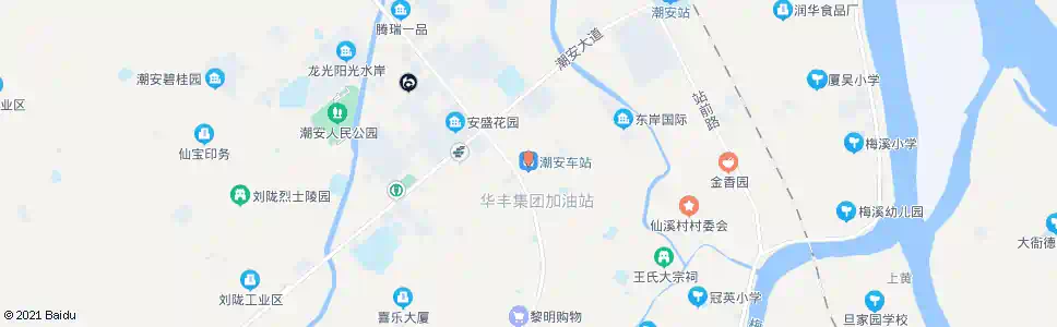 潮州潮安汽车站_公交站地图_潮州公交_妙搜公交查询2025