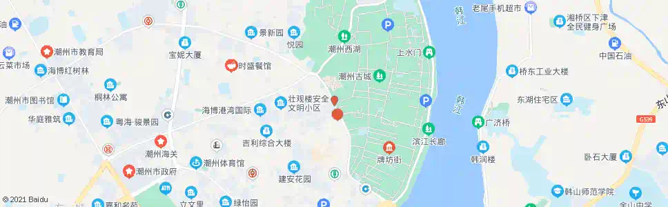 潮州光华路西_公交站地图_潮州公交_妙搜公交查询2025