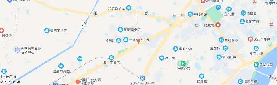 潮州枫枫溪_公交站地图_潮州公交_妙搜公交查询2025