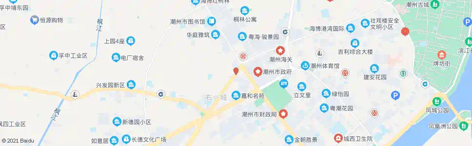 潮州中银大厦_公交站地图_潮州公交_妙搜公交查询2025