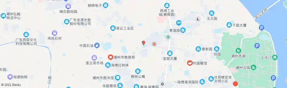 潮州城南中英文小学_公交站地图_潮州公交_妙搜公交查询2025