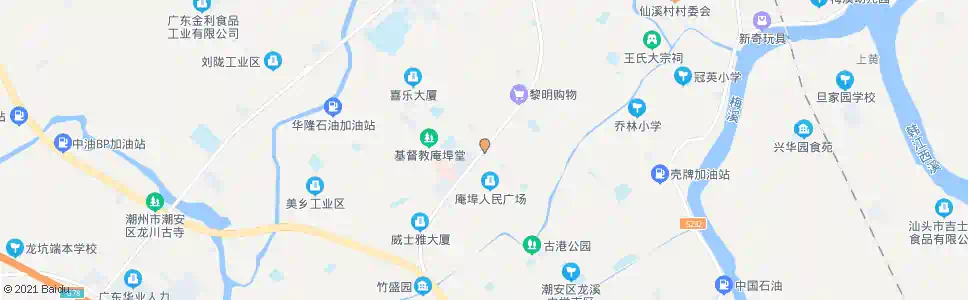 潮州振兴路_公交站地图_潮州公交_妙搜公交查询2025