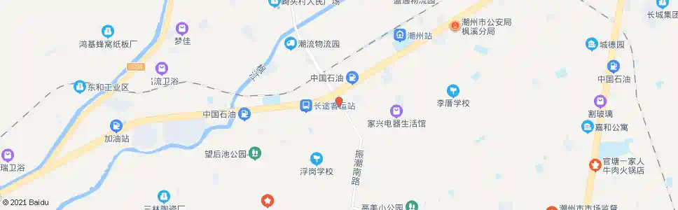 潮州华美_公交站地图_潮州公交_妙搜公交查询2025