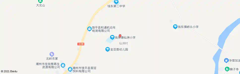潮州仙洲村_公交站地图_潮州公交_妙搜公交查询2025