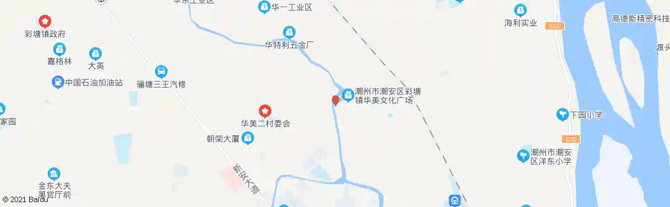 潮州华美村_公交站地图_潮州公交_妙搜公交查询2025