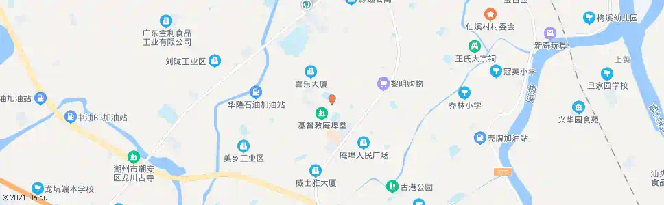 潮州东厦百花路口_公交站地图_潮州公交_妙搜公交查询2025