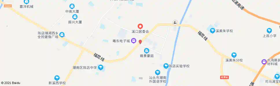 潮州陈店电子城_公交站地图_潮州公交_妙搜公交查询2025