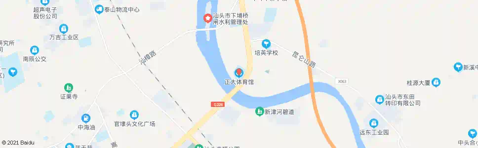 潮州正大体育馆_公交站地图_潮州公交_妙搜公交查询2025