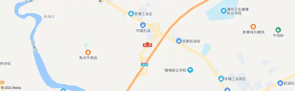 潮州高速路口_公交站地图_潮州公交_妙搜公交查询2025