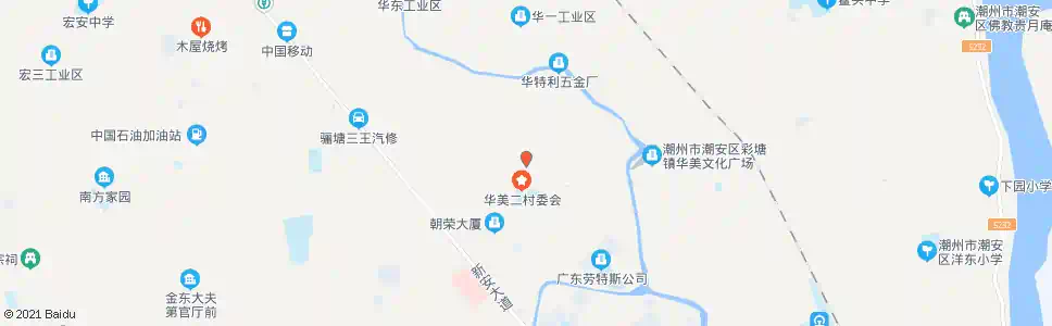 潮州华新南路口_公交站地图_潮州公交_妙搜公交查询2025