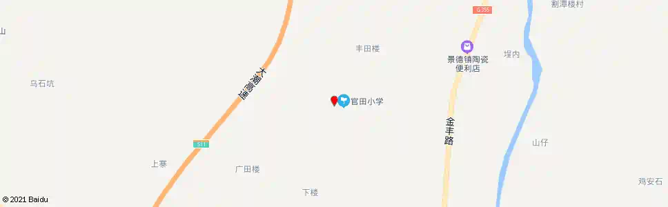 潮州官田村路口_公交站地图_潮州公交_妙搜公交查询2025