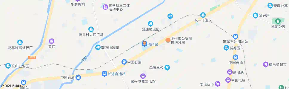 潮州郭陇_公交站地图_潮州公交_妙搜公交查询2025