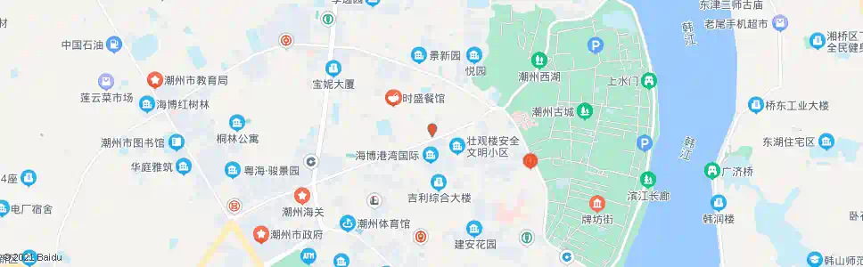 潮州西车站_公交站地图_潮州公交_妙搜公交查询2025
