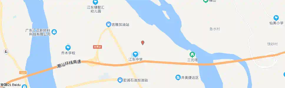 潮州东光路口_公交站地图_潮州公交_妙搜公交查询2025