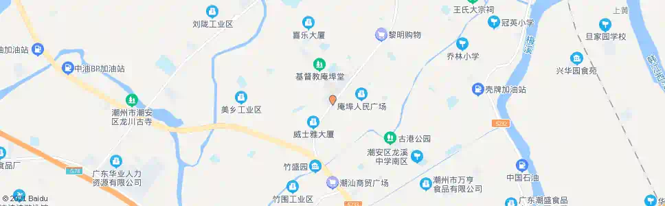 潮州长春路_公交站地图_潮州公交_妙搜公交查询2025
