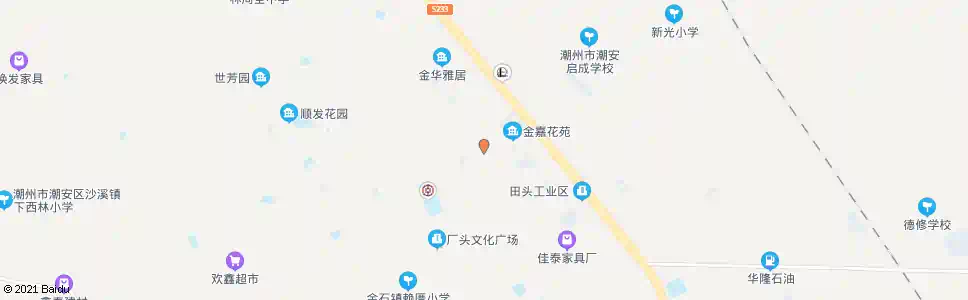 潮州下长陇_公交站地图_潮州公交_妙搜公交查询2025