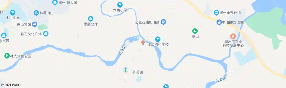 潮州磷溪路口_公交站地图_潮州公交_妙搜公交查询2025