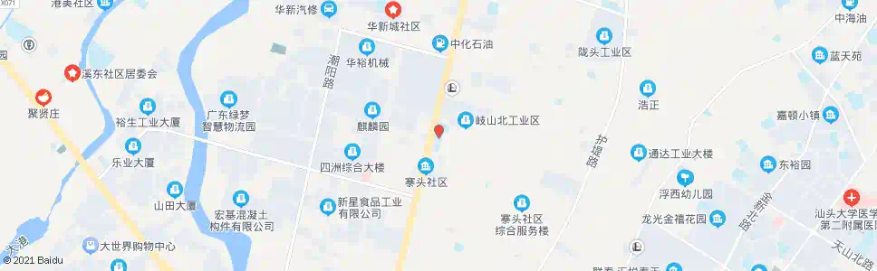 潮州岐山中学_公交站地图_潮州公交_妙搜公交查询2025