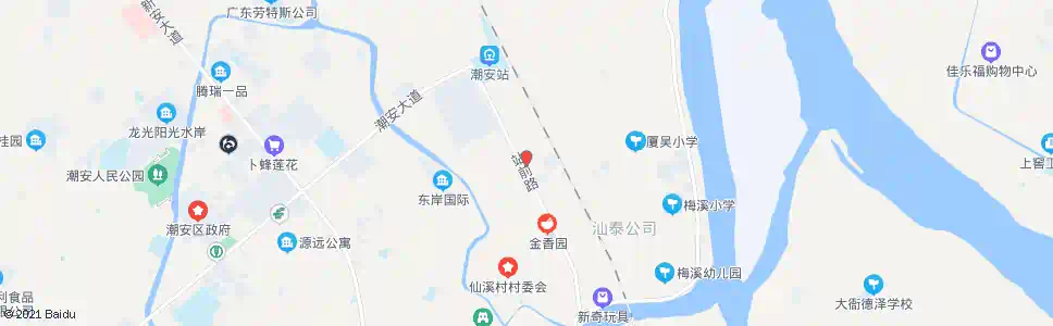 潮州利安外马路口_公交站地图_潮州公交_妙搜公交查询2025