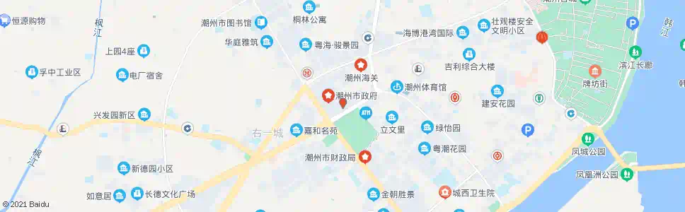 潮州耀辉医院_公交站地图_潮州公交_妙搜公交查询2025