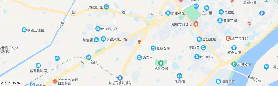 潮州池湖路口_公交站地图_潮州公交_妙搜公交查询2025