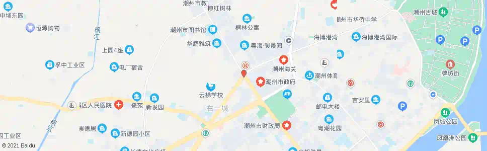 潮州潮枫路口_公交站地图_潮州公交_妙搜公交查询2025