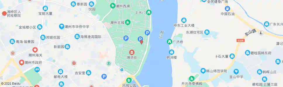 潮州湘子桥头_公交站地图_潮州公交_妙搜公交查询2025