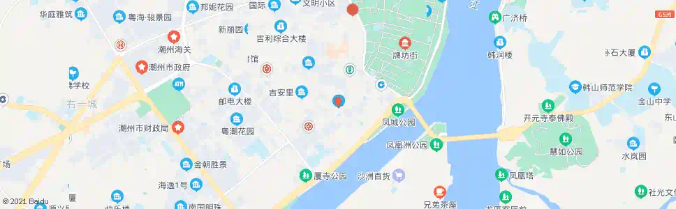 潮州南怡园_公交站地图_潮州公交_妙搜公交查询2025