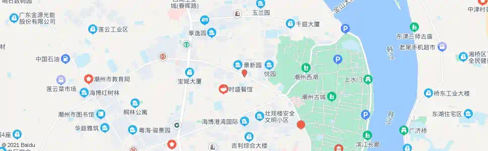 潮州绿榕市场_公交站地图_潮州公交_妙搜公交查询2025