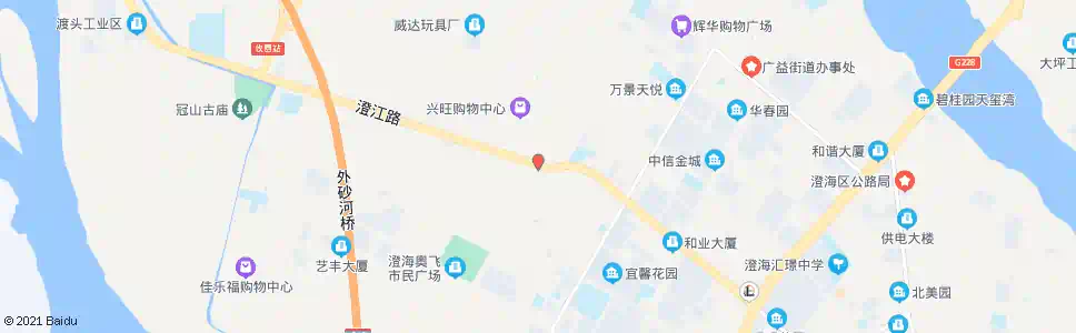潮州澄江路口_公交站地图_潮州公交_妙搜公交查询2025